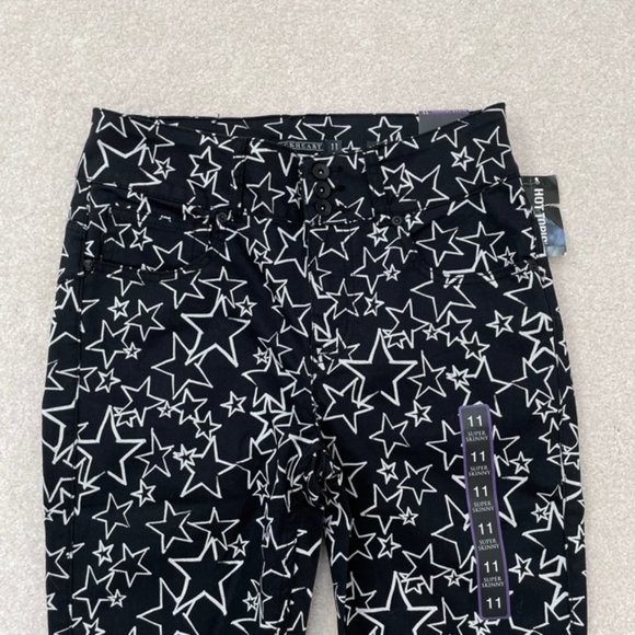 Blackheart Hot Topic White Star Skinny Jeans 11 - Picture 3 of 12